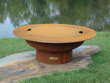 Fire Pit Art Saturn w/lid Fire Pit